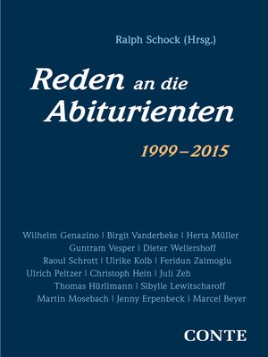 cover image of Reden an die Abiturienten (1999-2015)